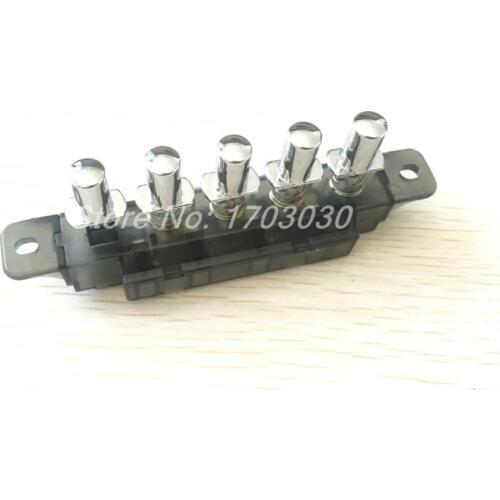 MQ165 AC 250V 4A 5 Pushbutton Piano Type Key Board Switch for Range Hood
