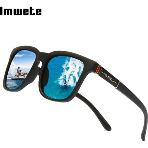 Imwete Mens Sunglasses Women 2021 Fashion Polarized Sun Glasses Night Vision Goggles Yellow Car Driving Eyewear