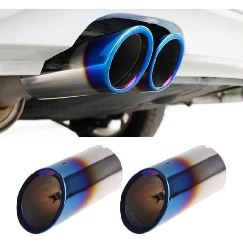 Car styling Stainless steel Exhaust Muffler Tip Pipe auto accessories For Volkswagen MK6 1.4T Golf 6 Golf 7 MK7 1.4T