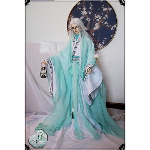 1/4 1/3 Scale BJD Clothes Ancient Costume Hanfu Dress Samurai Outfit For BJD/SD MSD SSDF ID75 Strong Uncle 80cm Doll B0231