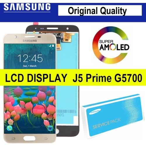 Original 5.0" LCD Replacement for SAMSUNG Galaxy J5 Prime G570 G570F On5 2016 G5700 Display Touch Screen Assembly