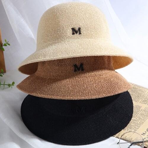 Fashion Women Bucket Hat New Solid Colors M Summer Sun Hat Outdoor Sports Travel Beach Caps Fishermen Hats Hip Hop Female Cap