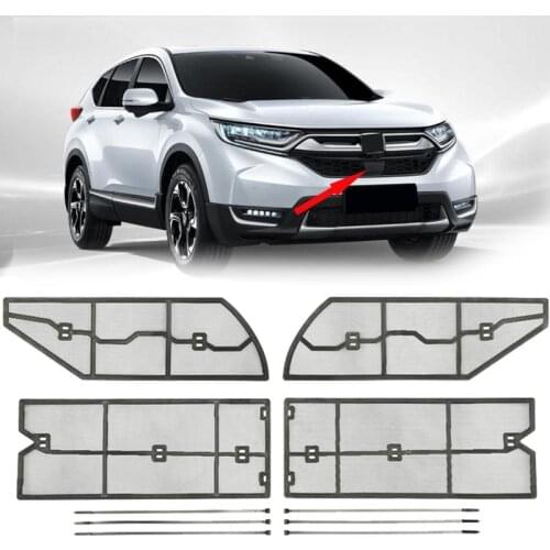 For Honda CRV 2017 2018 2019 2020 Accessories Car Front Insect Grille Net Screening Mesh Car Styling Protective