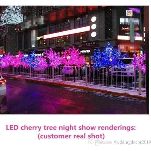 New Arrival LED Cherry Blossom Christmas Tree Lighting Waterproof Garden Landscape Decoration Lamp For Wedding Party Christmas