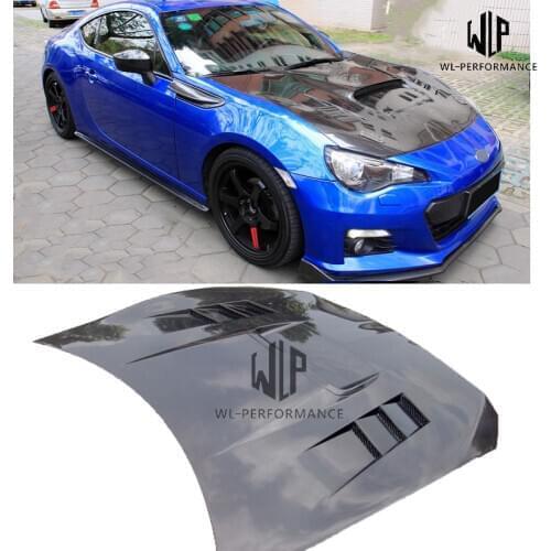High Quality Carbon Fiber Front Engine Hood Bonnets Engine Covers For Toyota GT86 BRZ Car Body Kit 12-18