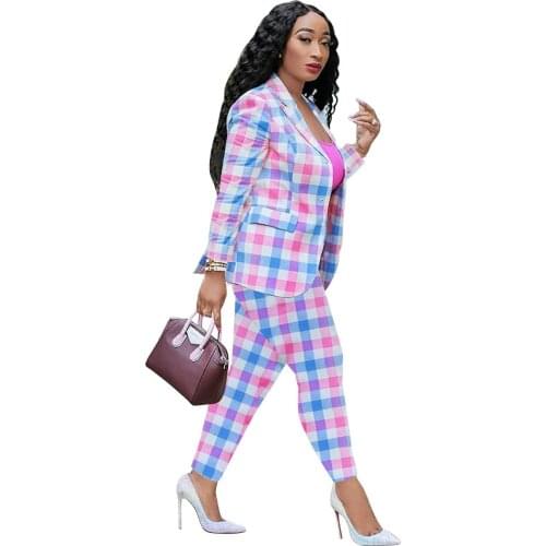 Work Suits for Women 2 Set Office Wear Sets Elegant Ladies Blazer Y Pantalon Office Attire Women Pants Suits for Women Business