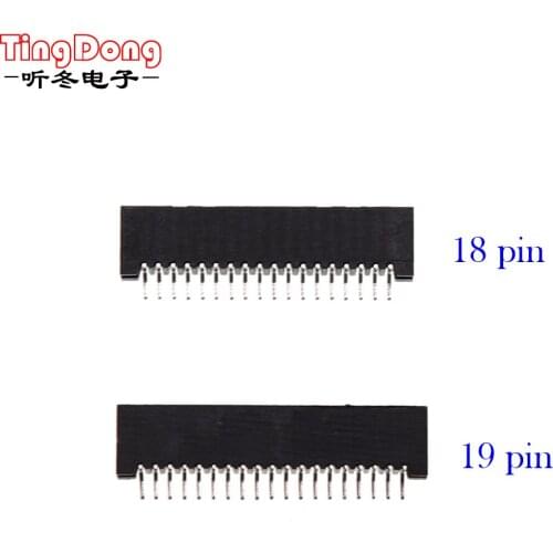 10pcs For PS2 Controller Conductive Film 18pin 19PIN Block Connector Socket