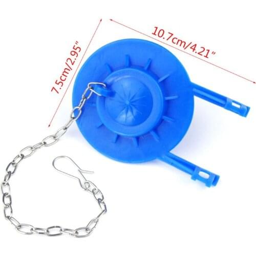 2PCS PVC Toilet Seal Water Stop Valve Cover Drain Flush Valves Tank Fittings Kit