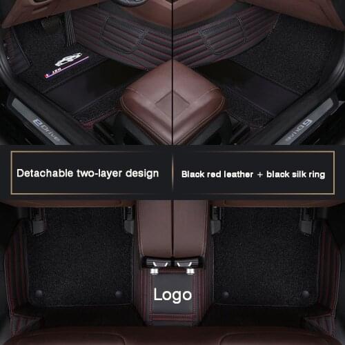 HLFNTF Full surround car floor mat for Saab car accessories