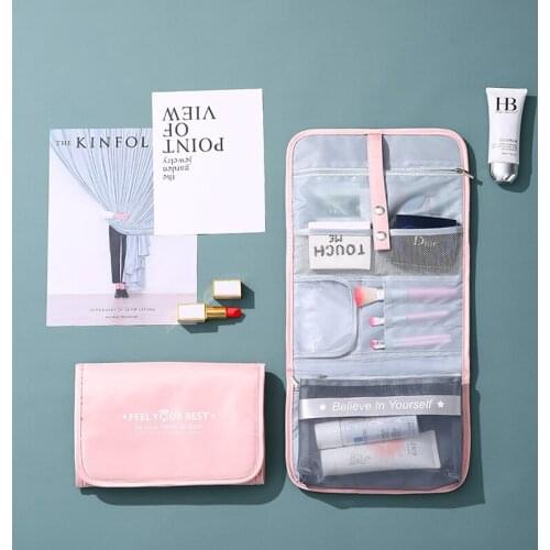 Large Makeup Box Sub-warehouse Wash Bag Multi-function Portable Cosmetic Bag Travel Toiletries Storage Bag Ladies Beauty Bag