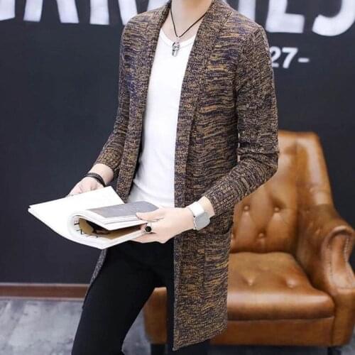 Мужские длинные кардиганы BOUSSAC China At AliExpress