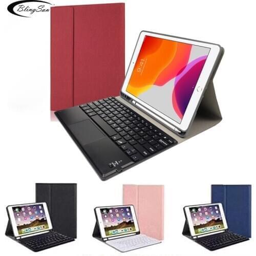 For iPad 10.2 2019 BackLight Bluetooth Keyboard Case For iPad 7 7th Gen 10.2 inch 2019 Tablet Stand Cover TouchPad Keyboard Case