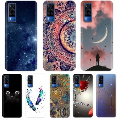 For Vivo Y31 Case Silicon Soft Tpu Back Cover For Vivo Y 31 2021 Phone Cover 6.58" protective bumper shockproof protective Funda