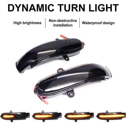 Dynamic Blinker Turn Signal Lamp Side Mirror Lighting LED For Mercedes Benz C Class W203 S203 CL203 Car Facelift Accessories