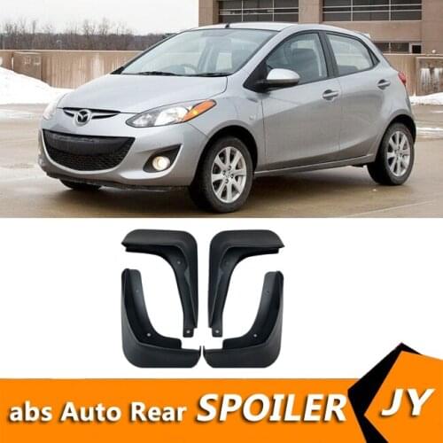 For MAZDA M2 2008-2013 Mudflaps Splash Guards Front With color and rear Mud Flap Mudguards Fender Modified special
