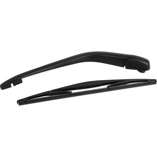 X AUTOHAUX Rear Windshield Wiper Blade Arm Set for 02-08 Honda Fit Jazz