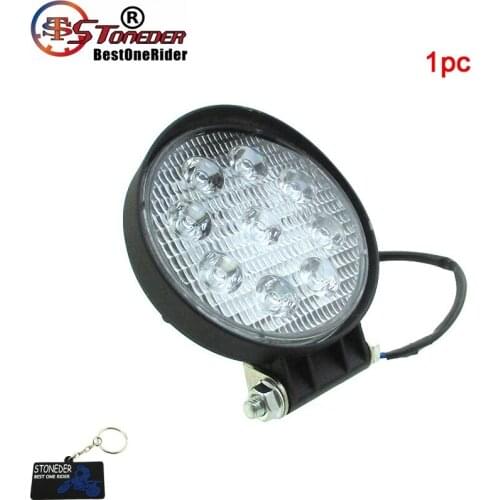 STONEDER Flood Round LED Offroad Light For SUV Truck ATV Quad UTV Go Kart
