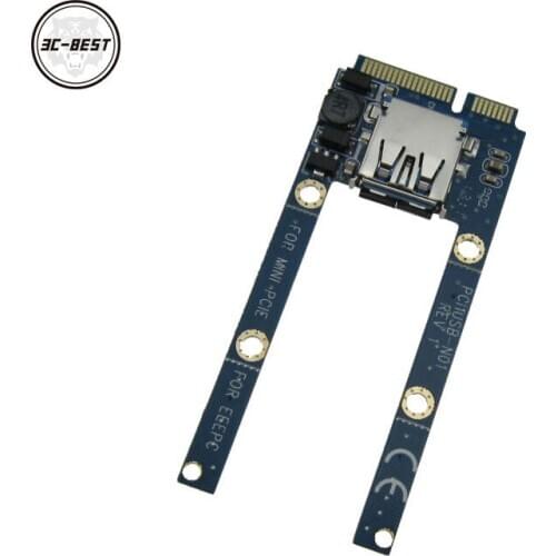 Mini PCIe to USB adapter/converter mini card support USB WiFi , bluetooth Flash memory adatpter