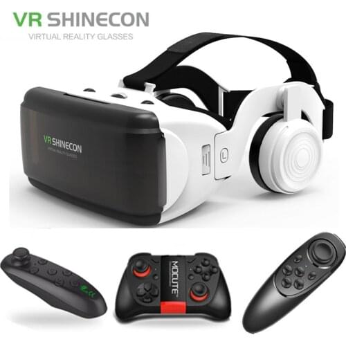 2021 New Virtual Reality 3D Glasses Shinecon Pro virtual reality glasses Google Cardboard headset for smartphone ios Android