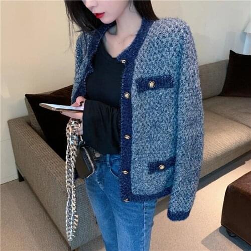 New Women Gentle Loose All-Match Knitted Stylish Cardigans Jacket Coat Female Elegant Fashion High Quality Soft Chic Sweet Sweat