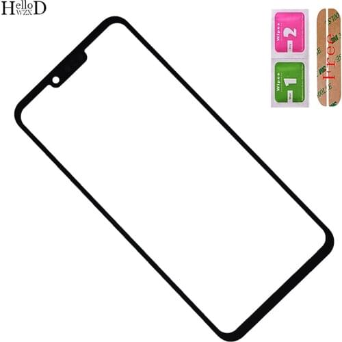 For LG G8 ThinQ G820N G820QM G820V G820UM LCD Front Outer Glass Touch Screen Outer Glass Panel With OCA Glue
