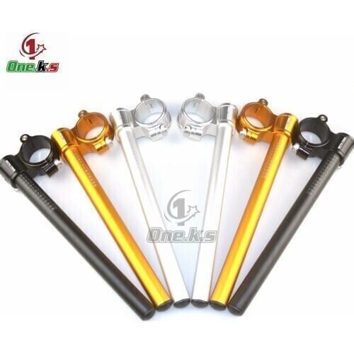 Motorcycle Handlebar Racing Adjustable For KAWASAKI Ninja400 2017 2018 2019 Clip On Ons Fork Handlebars Handle Racer