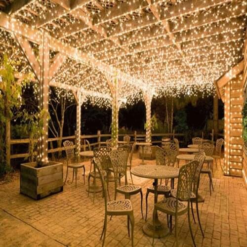 Christmas LED String Lights 50/100M 400/600/800/1000LED Wedding Party Backdrop Decor Fairy Garland Light For Holiday Garden Xmas