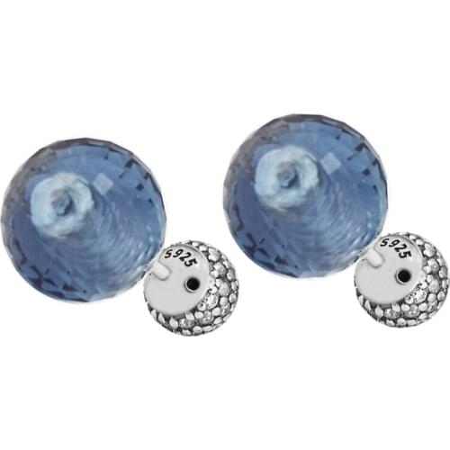 Earrings for women Shimmering Drops Silver STUD Earring BrincoS 925 Sterling Silver Jewelry DIY Orecchini Oorbellen Pendientes