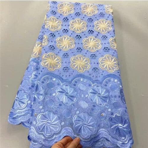 5+2y Swiss lace fabric 2020 latest heavy beaded embroidery African cotton fabrics Swiss voile Dry lace popular Dubai style LXE9