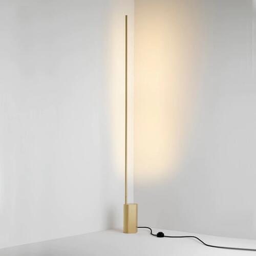 Modern minimalist living room floor lamp Nordic bedroom bedside study creative sofa LED vertical floor lamp