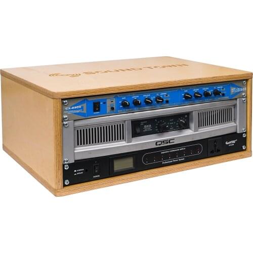 Sound Town 4U Space Baltic Birch Plywood Studio Equipment Rack (SDRK-4)