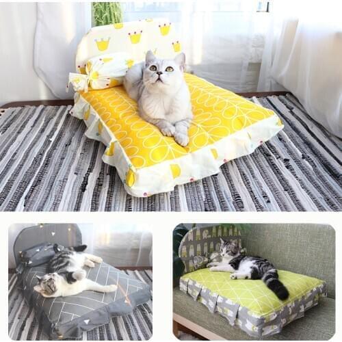 Unique Winter Warm Beds Cushion Cat Dog Beds Washable for Small Dogs Luxury Beds Lounger for Dogs Cats Cute Pet Beds Cama Gato