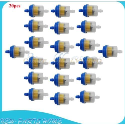 20pcs Universal Petrol Gas Fuel Filter with magnet For Chinese ATV Quad 50cc-160cc Pit Dirt Bike Motorcycle