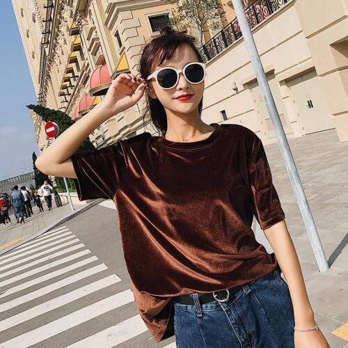 Женские однотонные футболки Yunxiangyishang China At AliExpress