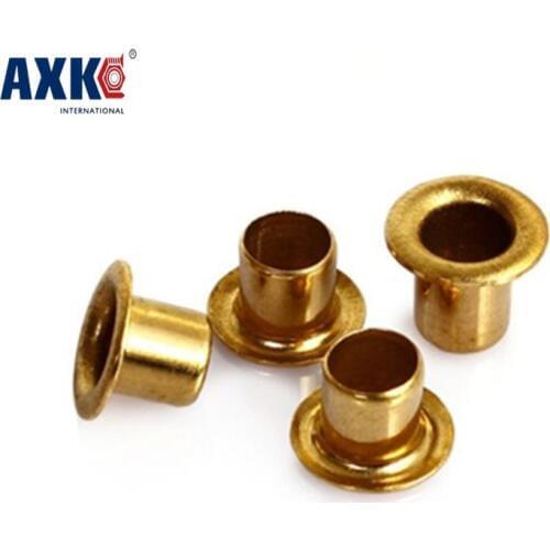 100-500pcs/lot M3* M2.5 M2.3 hollow copper rivet brass corns double side circuit board PCB vias nails