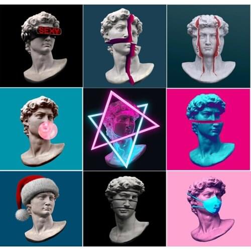 Abstract Art Statue of David Pictures Canvas Painting Wall Art Painting Modern Posters Prints In Livingroom Home Decor Cuadros