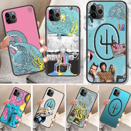 SCALED AND ICY Twenty One Pilots Phone Case For iphone 5 5S SE 2 6 6S 7 8 11 12 Mini Plus X XS XR Pro Max black 3D cell cover