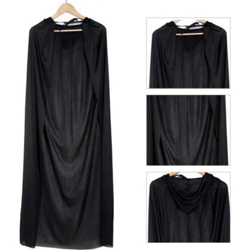 Hooded Single Layer Kids Cloak Coat Lapel Lace Up Long Halloween Cape Lace Up Thicker Kids Cloak Outwear Reversible Uniform