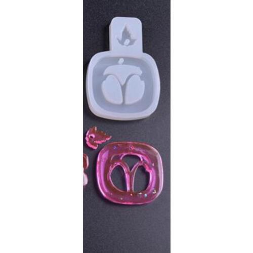 Love Bud Epoxy Silicone Mold Forms Crystal Pendant Jewelry Mould Resin Casting Mould Craft