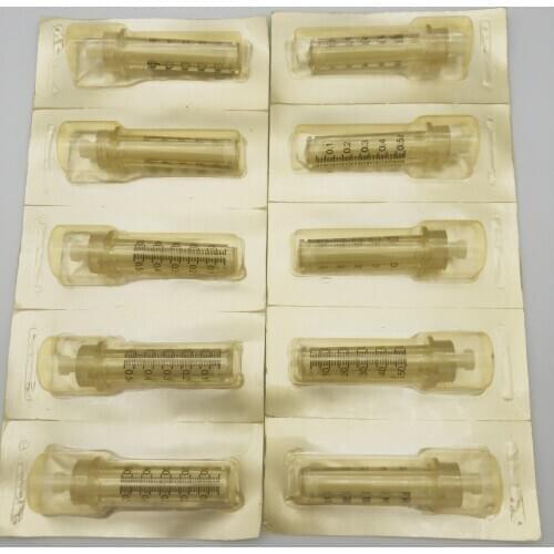 0.5ML Ampoule Ampul Bottle Abe Bottle for Hyaluronic Pen Ampoule Tip Converter Cushion Sterile SFDA Past