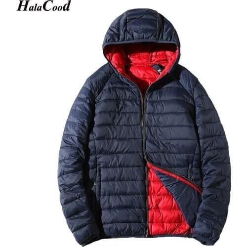 HALACOOD Brand Fashion Mens thick Jacket Winter Jackets Plus Size Parkas Pilot Outerwear Male Army Green Flight Coat Streetwear