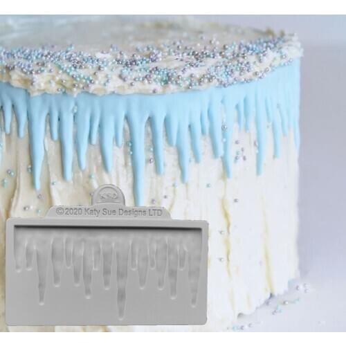 Icicles Silicone Mold Fondant Mould Cake Decorating Tools Chocolate Gumpaste Molds, Sugarcraft, Kitchen Gadget