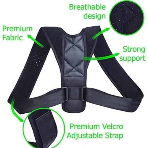 Padded back posture concealer with adjustable ribbons