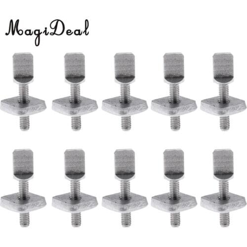 MagiDeal 10 Piece Stand Up Paddle SUP & Surfboard Surfing Fin Screw and nut Set Hardware