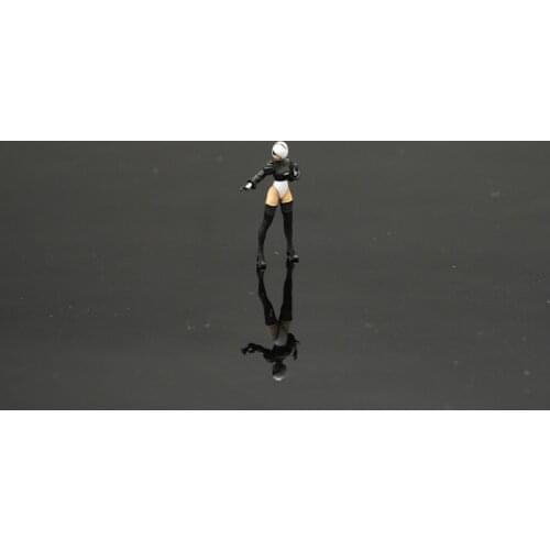 1/64 Scale Resin Die-casting Movie Character Big Ass Woman Car Scene Doll Model Scene Layout Collection Decoration Toy