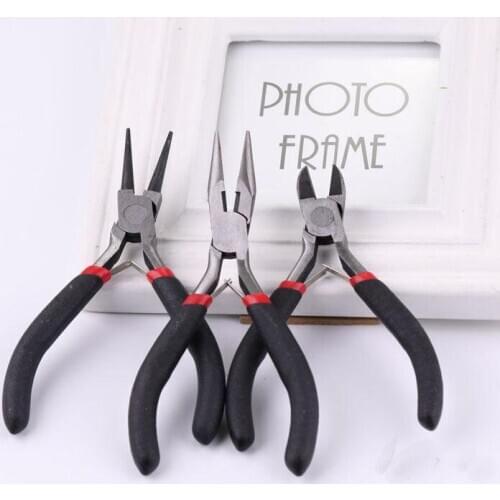 Jewelry Pliers Tools & Equipment Kit Long Needle Round Nose Cutting Wire Pliers For Jewelry Making Handmade Accessories