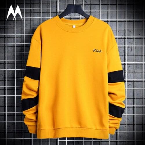 Autumn Harakuju Sweatshirt Men Streetwear 2021 New High Street Hoodies Mens Patchwork Sweatshirts Japanese Style Men Tops