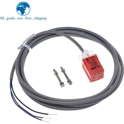 PL-08N2 8mm sensing DC NPN NC Cube Shell Inductive Screen Shield Type Proximity Switch LP08 Proximity Sensor For Arduino