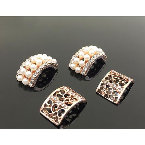 New Fashion Sale 10Pcs/Lot Alloy Buttons DIY Sewing Handwork Accessories Ribbon Decoration Metal Rhinestones Gold Button