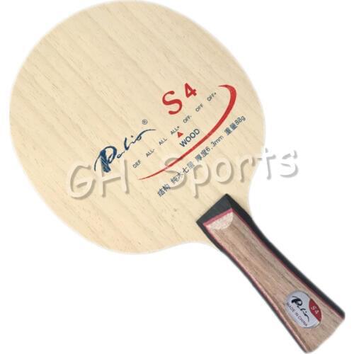 Palio S4 (S-4, S 4) Wood ALL+ Table Tennis Blade for PingPong Racket
